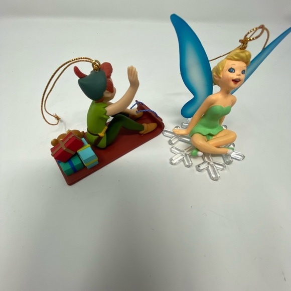 Bundle of Tinkerbell & Peter Pan Ornaments - Picture 2 of 4